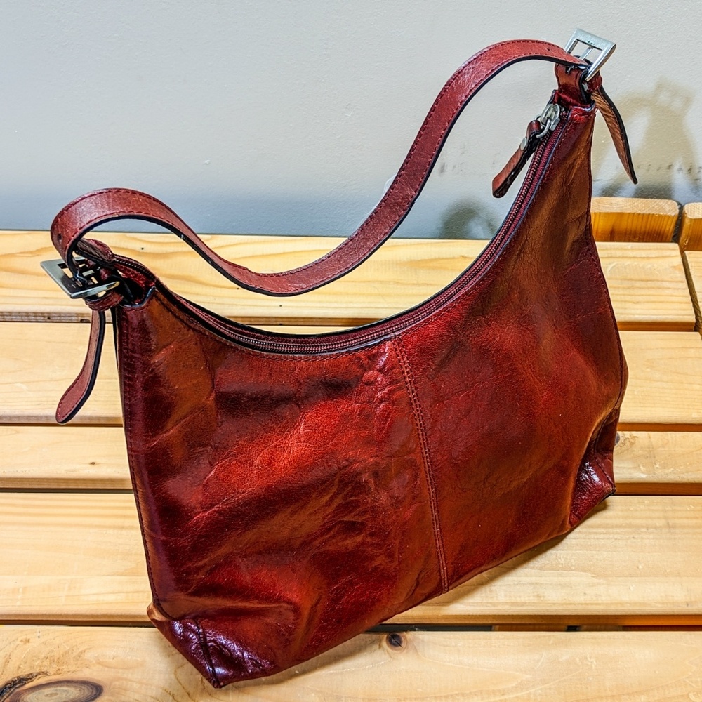 Red Wilsons Leather Purse Pelle Studio